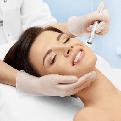 rajeunissement de la peau du visage en salon